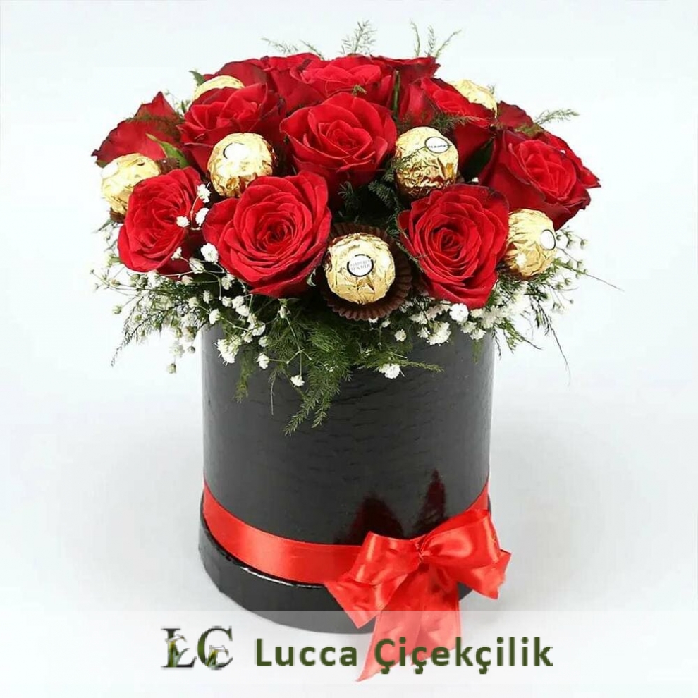 ÇİKOLATALI GÜL KUTUSU