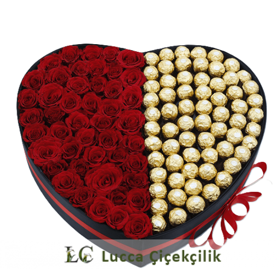 VİP ÇİKOLATA 51 ADET GÜLLER