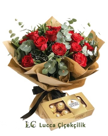 ÇİKOLATALI GÜL BUKETİ
