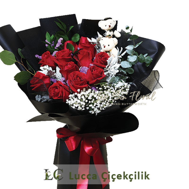 SEVİMLİ GÜL BUKETİ