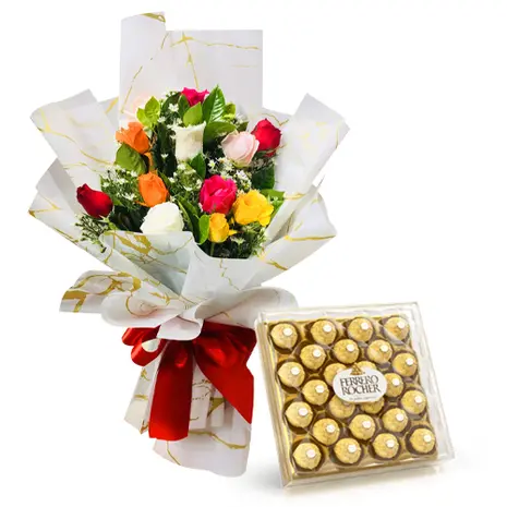 RENKLİ PAPATYA BUKETİ