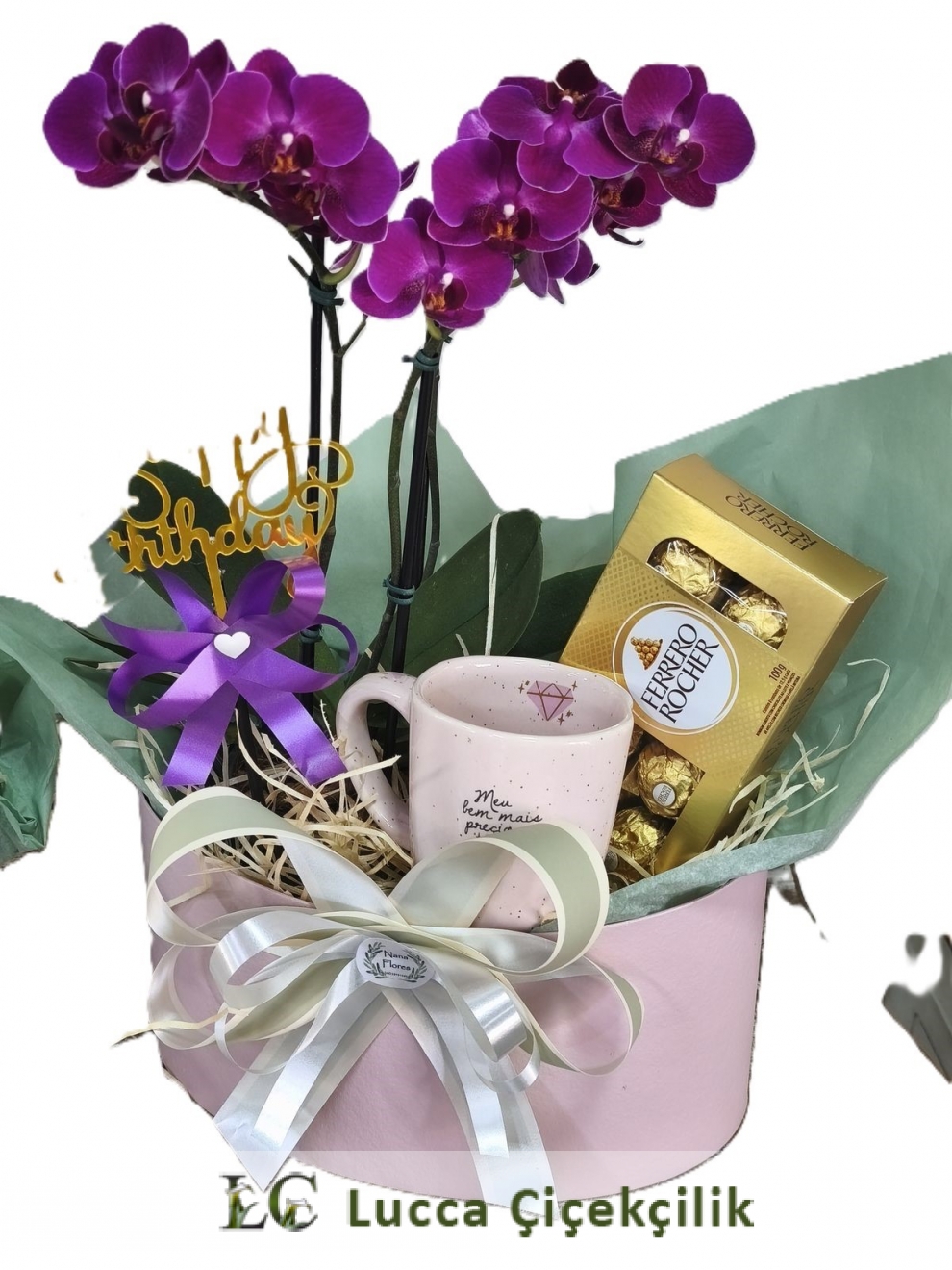 MİDİ BOY ORKİDE VE ÇİKOLATA