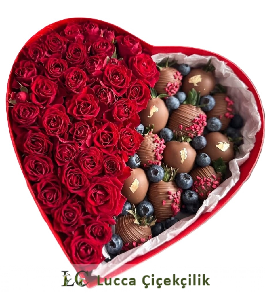 TATLI ÇİLEK ÇİKOLATA KUTUSU