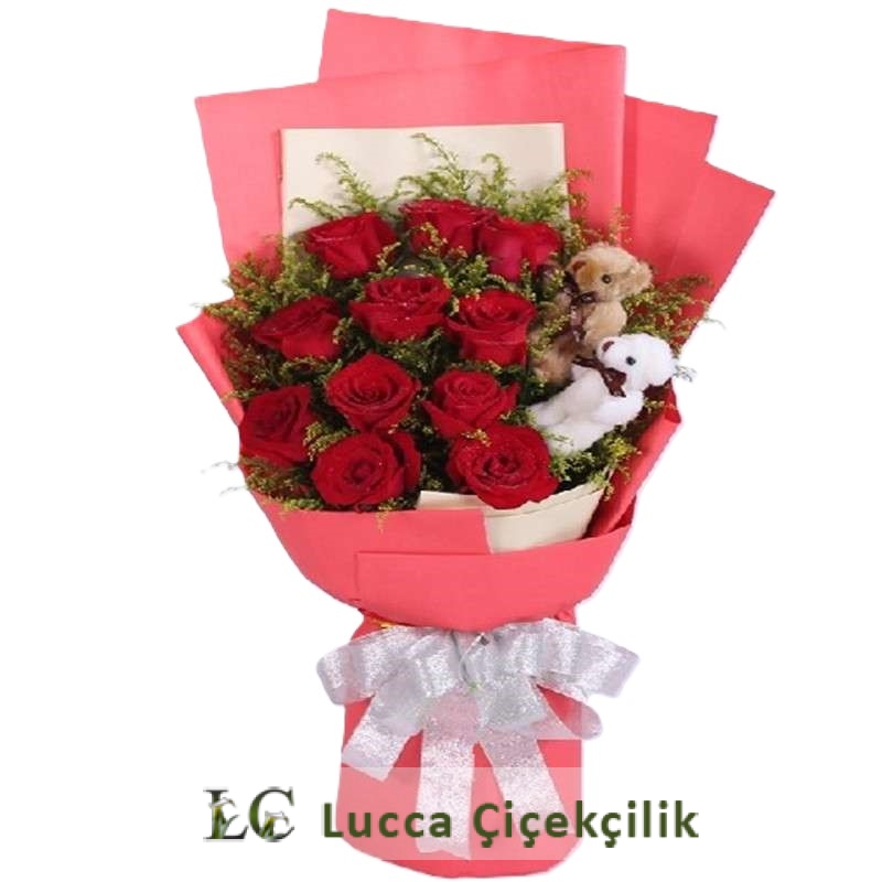 SEVİMLİ GÜL BUKETİ